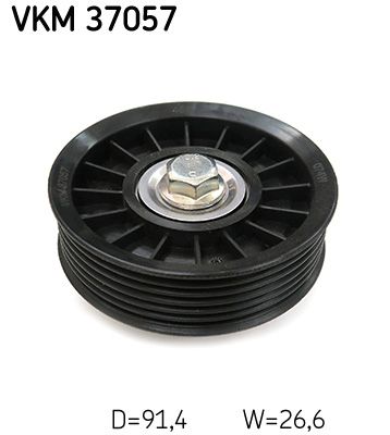 Deflection/Guide Pulley, V-ribbed belt - GENUINE