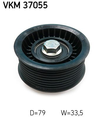 Deflection/Guide Pulley, V-ribbed belt BEARMACH