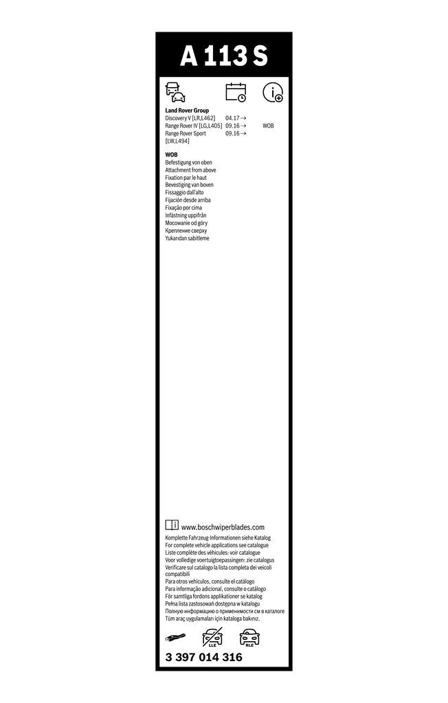 Wiper Blade BRITPART