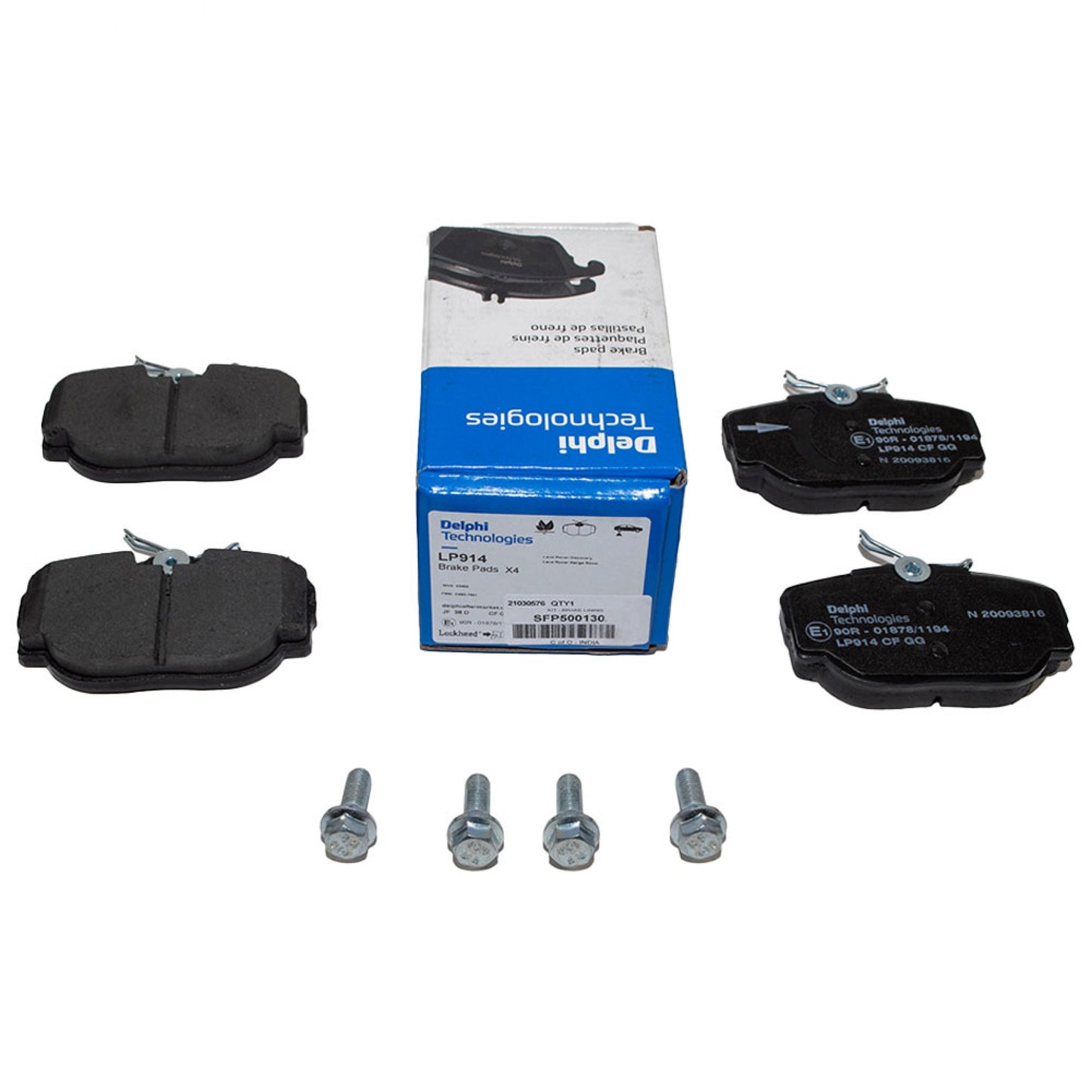 Rear Brake Pad Set, disc brake - DELPHI