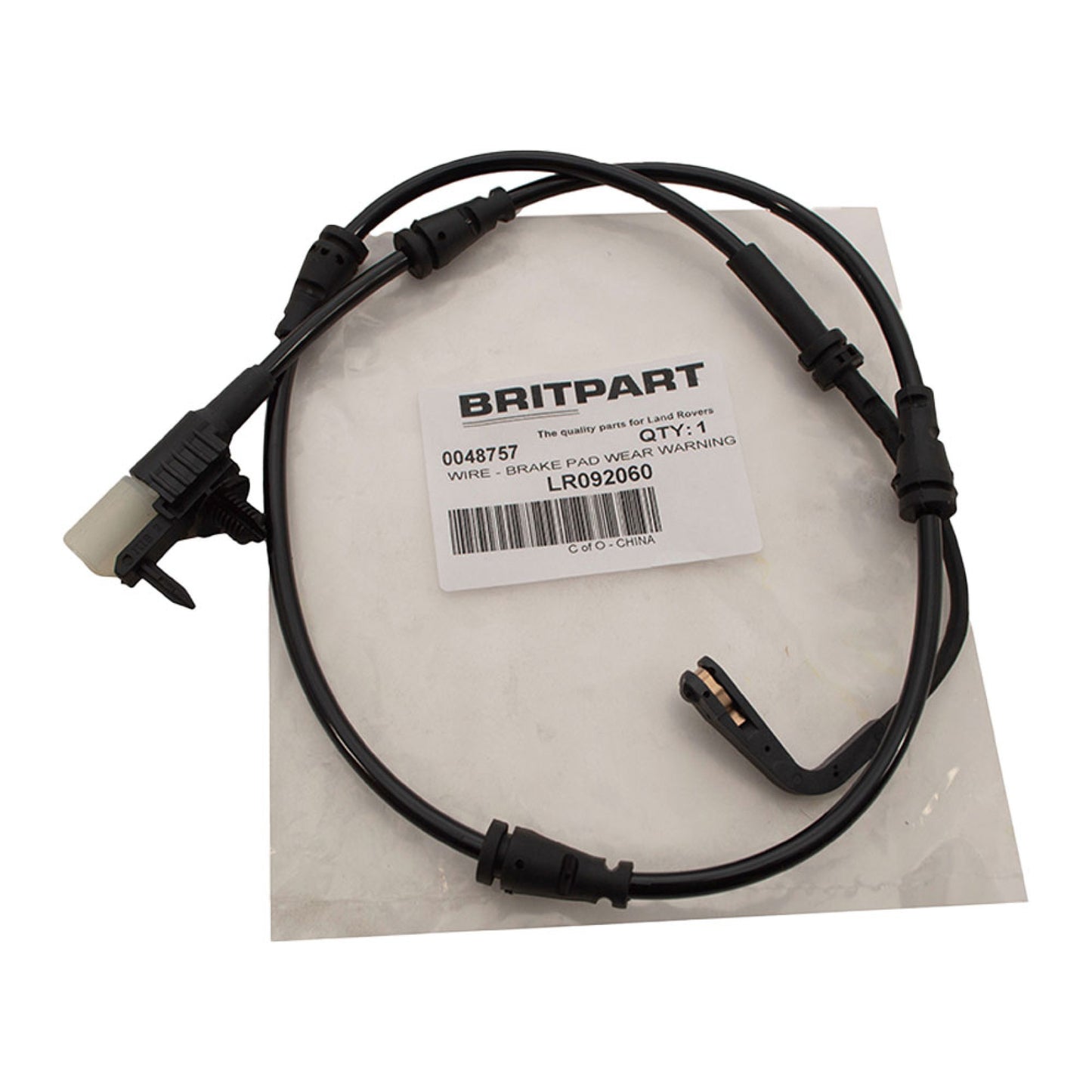 Warning Contact, Rear brake pad wear BRITPART