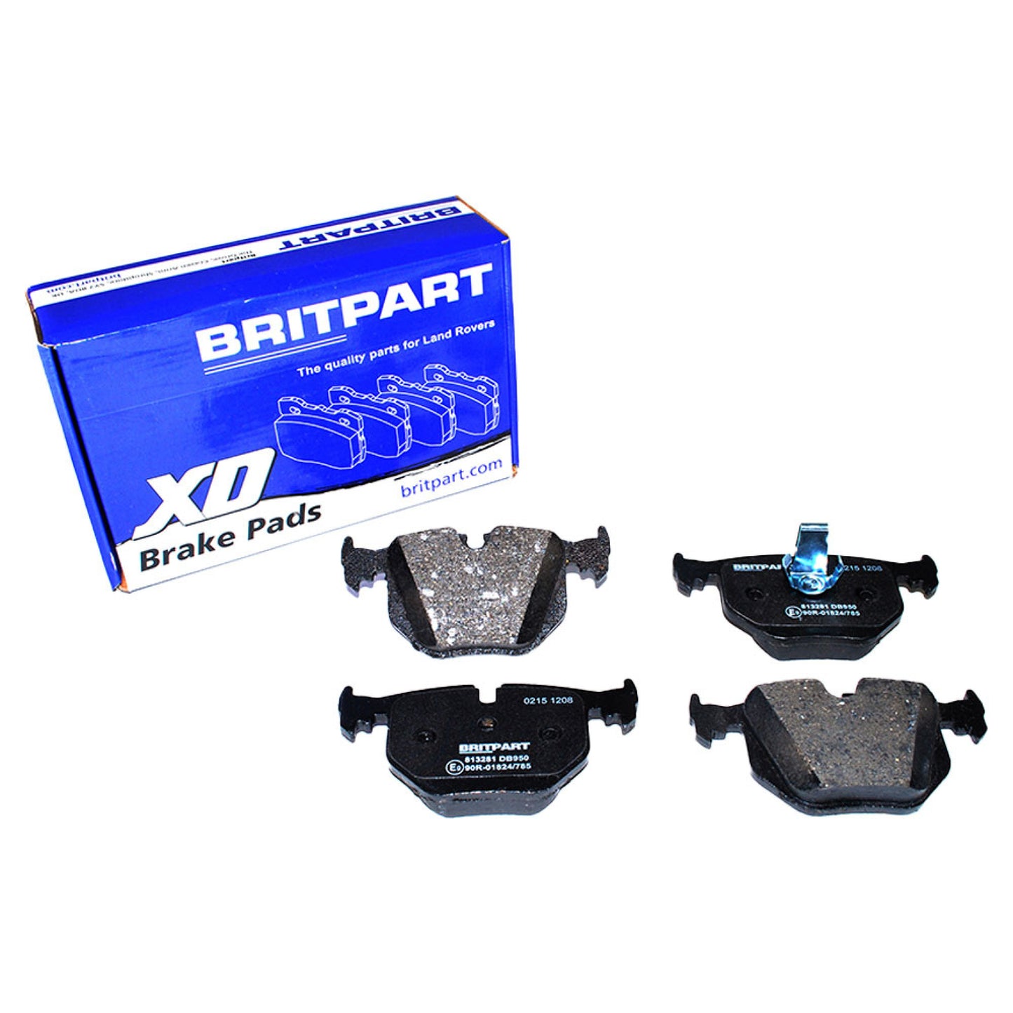 Rear Brake Pad Set, disc brake - BRITPART