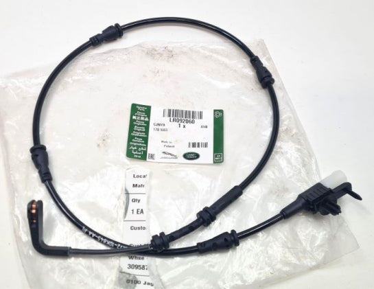 Warning Contact, Rear brake pad wear - GENUINE