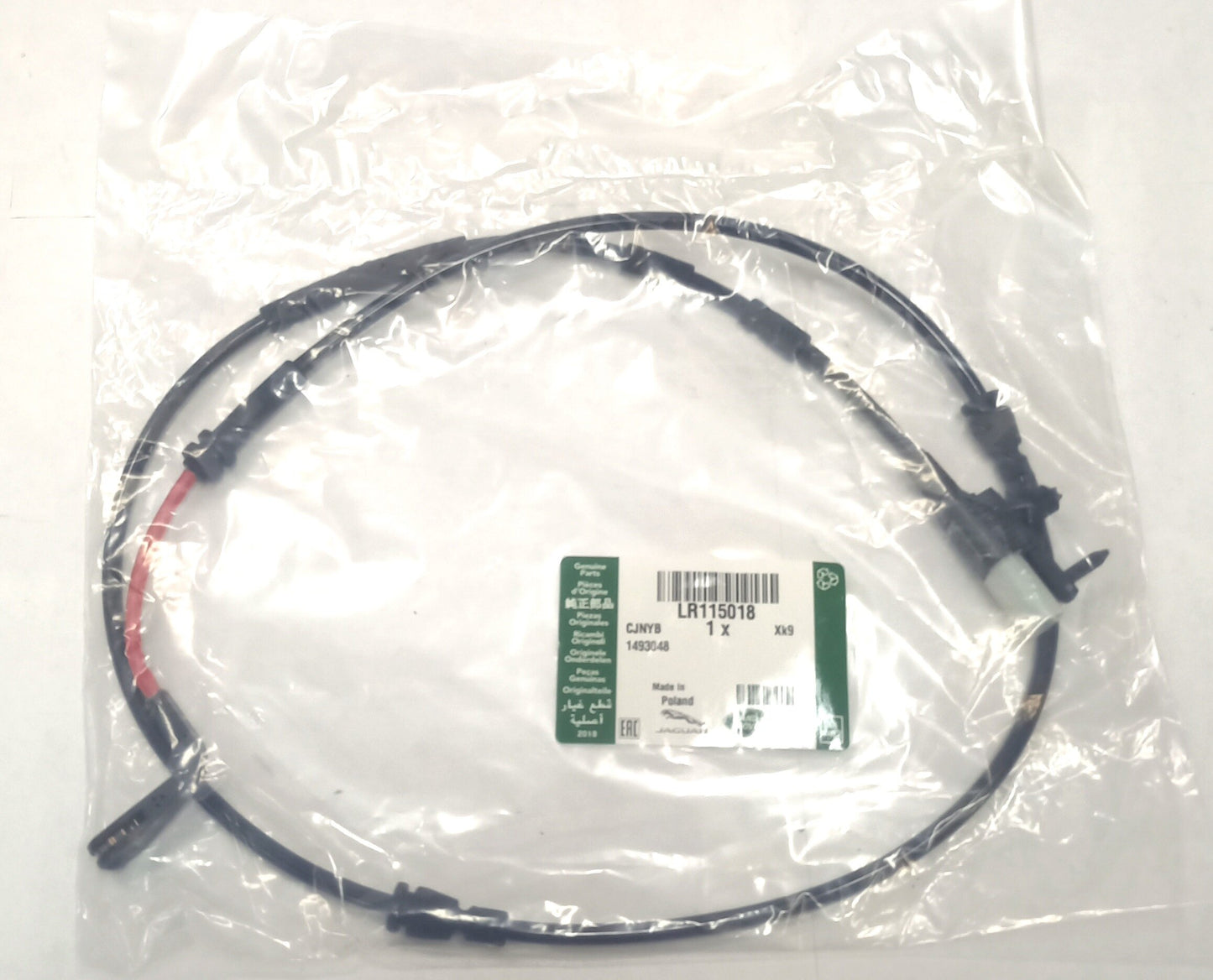 Warning Contact, Front brake pad wear - GENUINE
