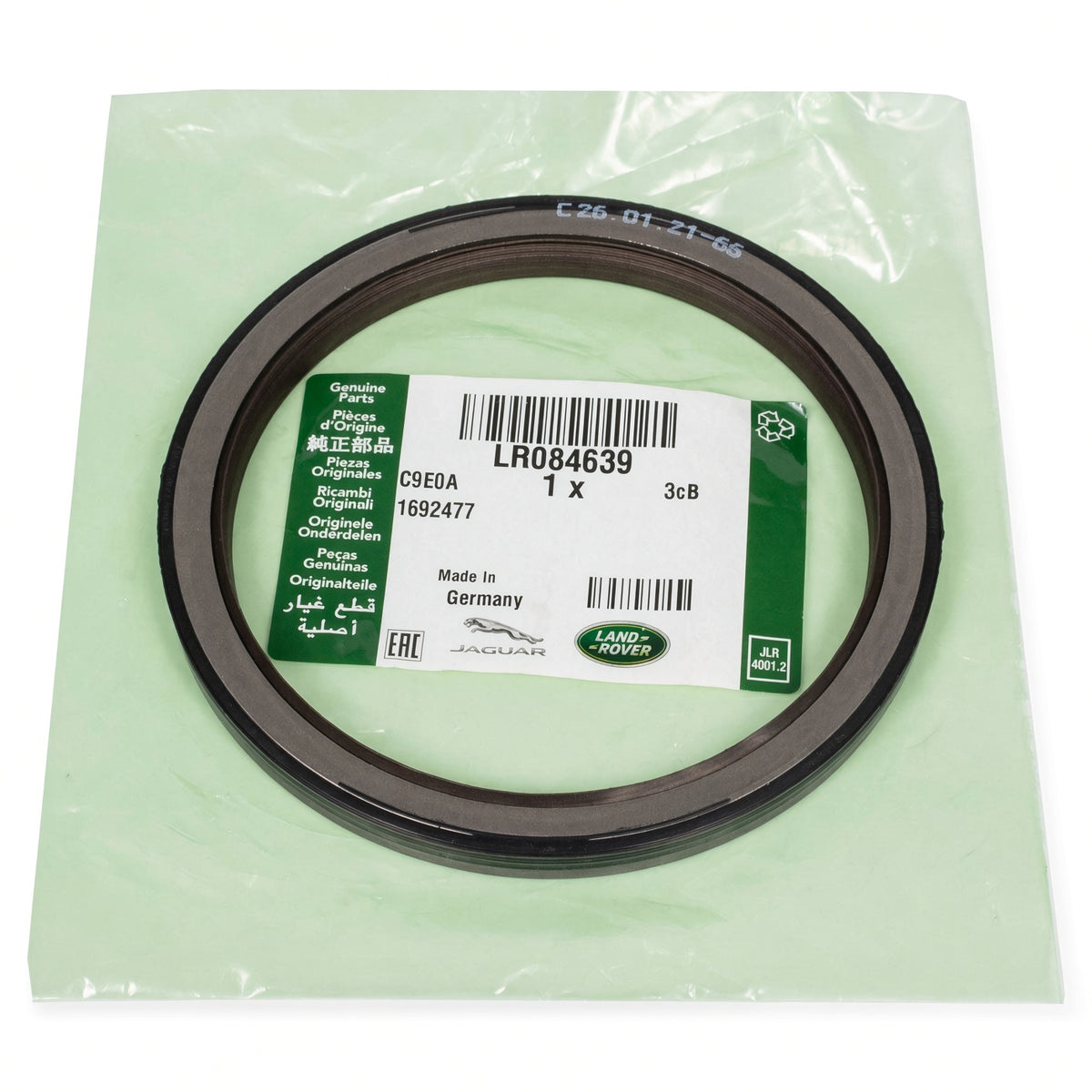 Rear Crank Engine Oil Seal LR084639 JLR Genuine