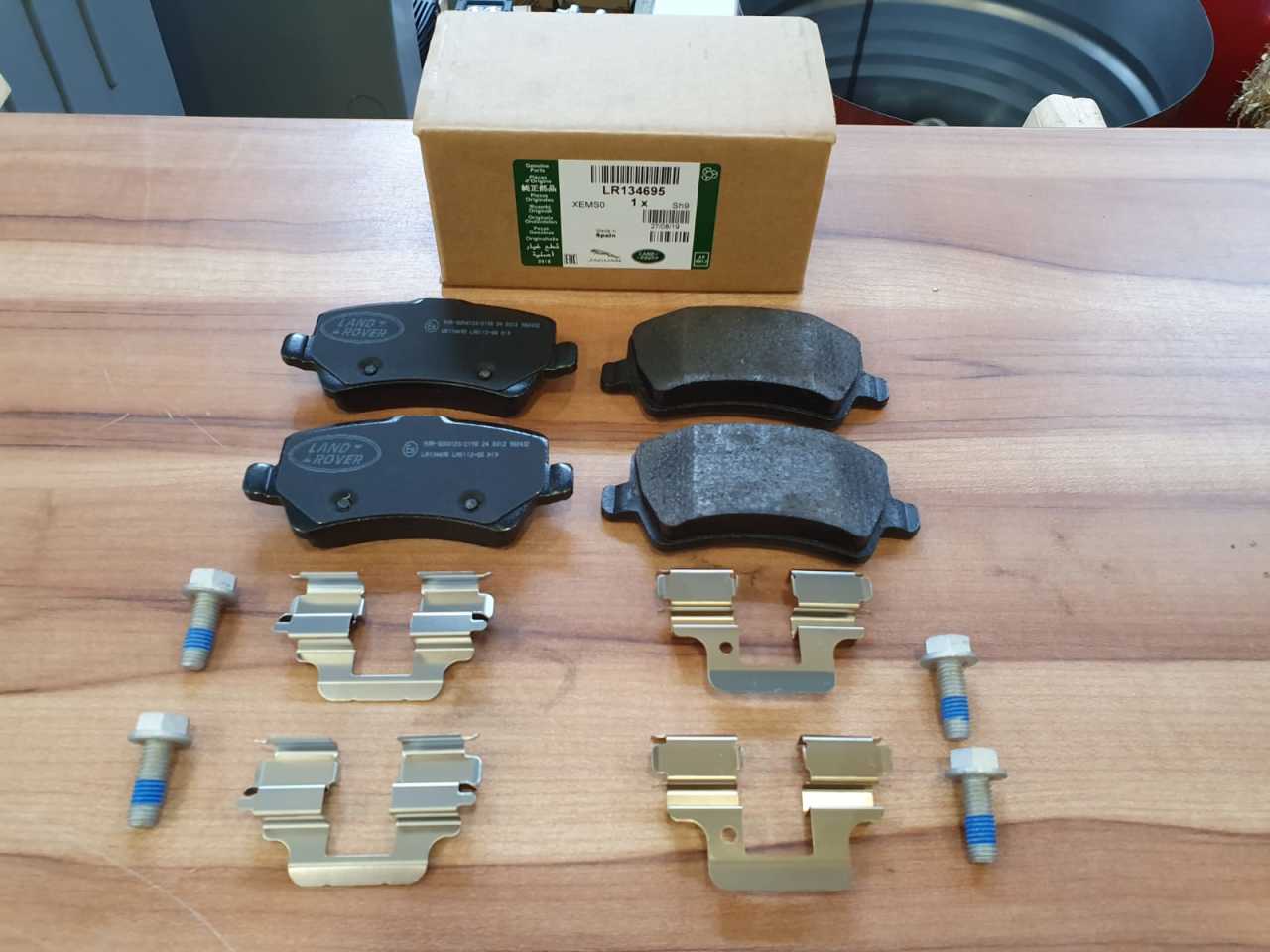 Rear Brake Pad Set, disc brake - GENUINE