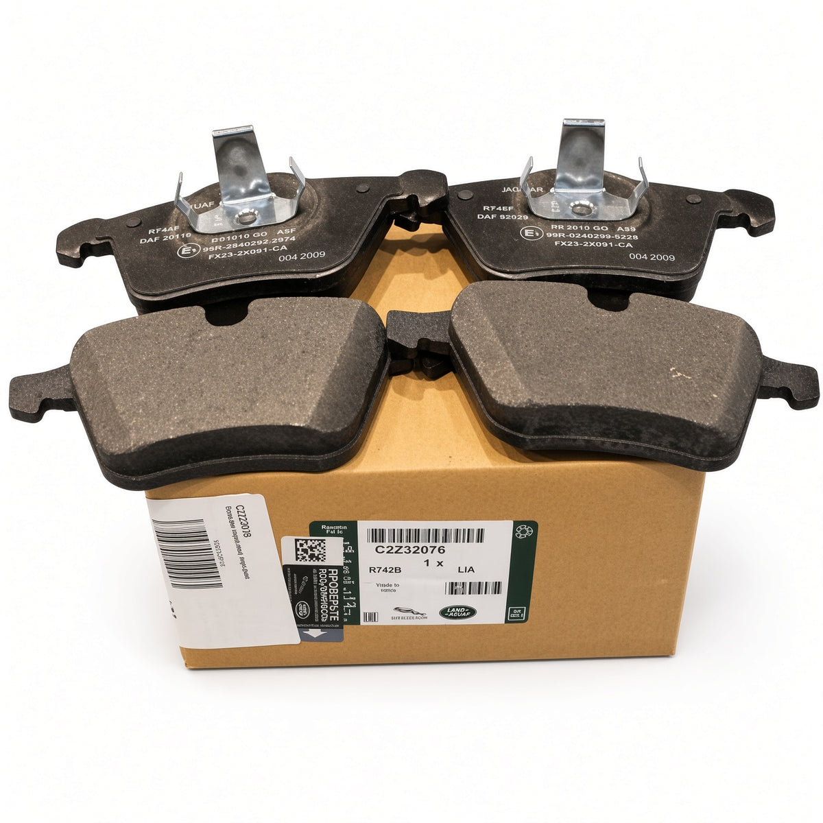 BRAKE PAD AXLE SET C2Z32076 — JLR