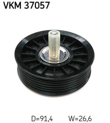 Deflection/Guide Pulley, V-ribbed belt  BEARMACH