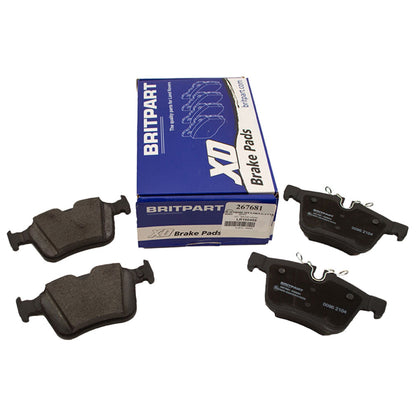 Rear Brake Pad Set, disc brake  BRITPART