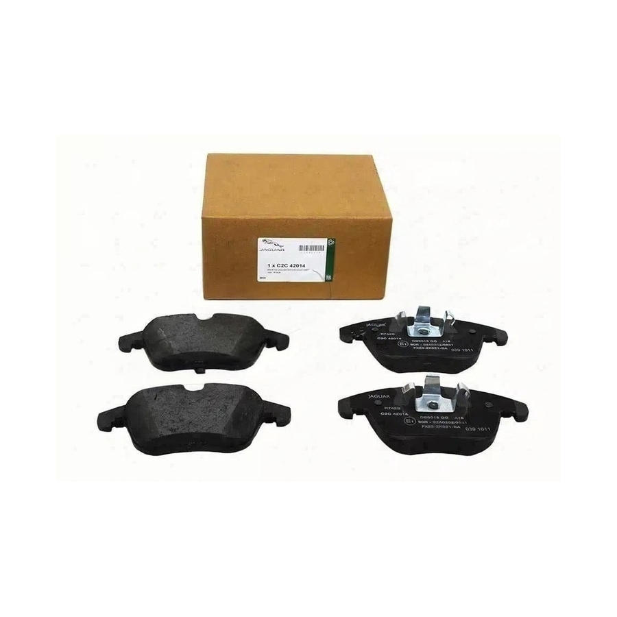 Front Brake Pad C2C42014 — genuine JLR part for XF, XK