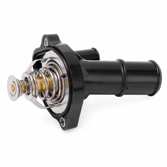 Thermostat LR027158 — genuine JLR part for Discovery Sport, Evoque, F-Pace, Freelander 2, Sport, Vogue, XE, XF, XJ