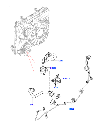 Water Pump - JLR ORIGINAL