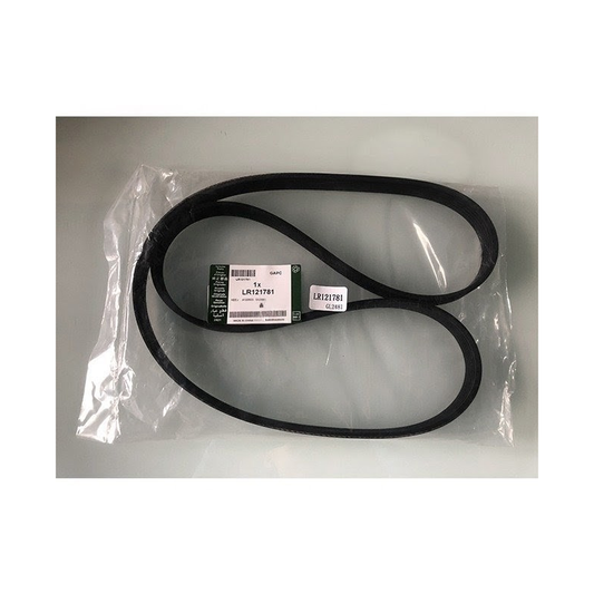 Belt Drive LR121781 — genuine JLR part for Defender, Discovery, F-Pace, Sport, Velar, Vogue