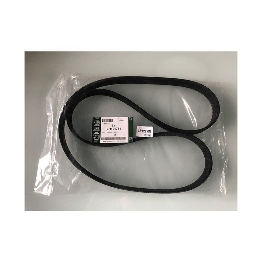 Belt Drive LR121781 — genuine JLR part for Defender, Discovery, F-Pace, Sport, Velar, Vogue