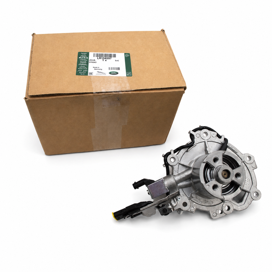 Water Pump LR154597 — genuine JLR part for Defender, Discovery, Discovery Sport, Evoque, F-Pace, F-Type, Sport, Velar, Vogue, XE, XF