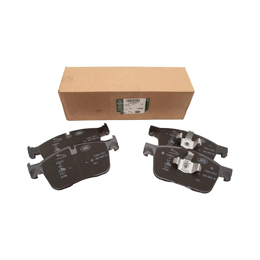 Front Brake Pad LR160511 — genuine JLR part for F-Pace, Velar
