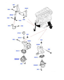LR186993 - Engine Bracket - JLR Original