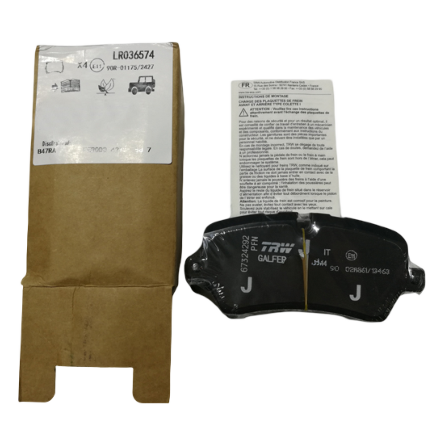 Rear Brake Pads for Range Rover L405, Range Rover Sport L494 and Discovery 5, New Defender 2020-