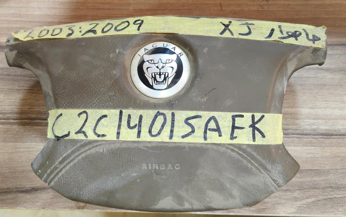 Driver airbag module (steering wheel, sable color) - USED