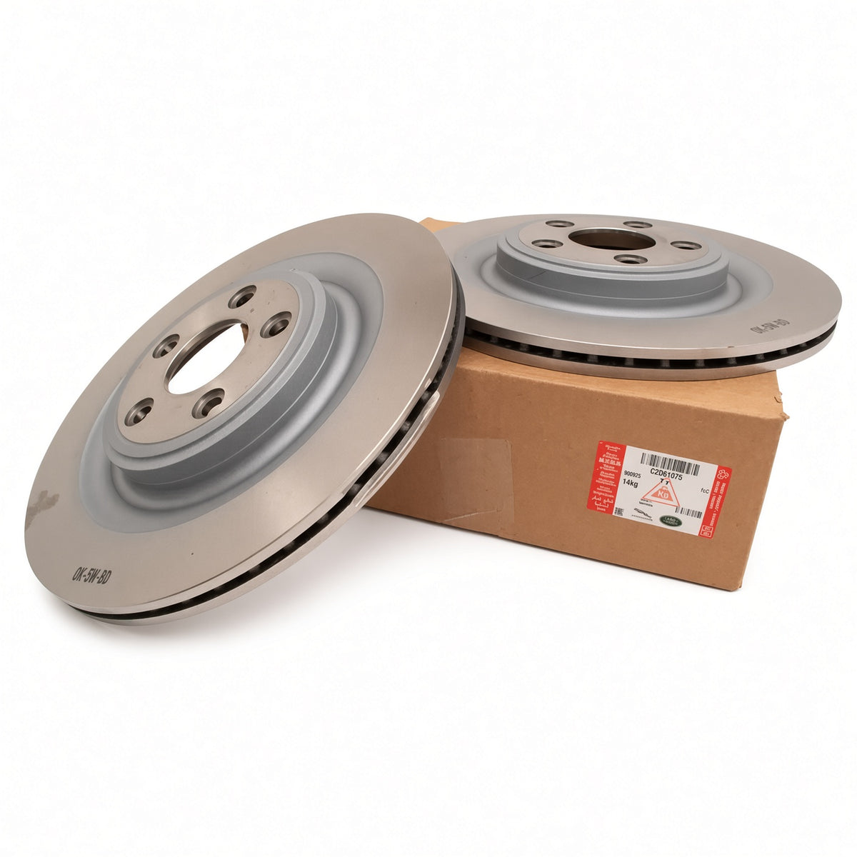 Rear Brake Disc C2D61075 JLR Genuine