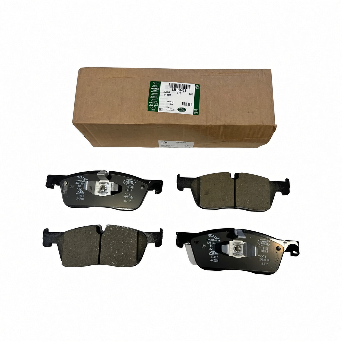 Front Brake Pads LR160438 JLR Genuine