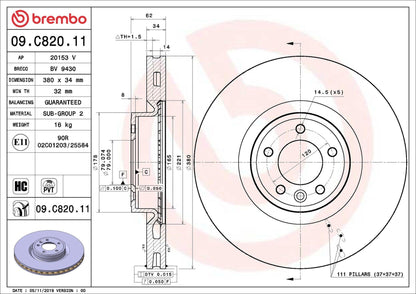 Front Brake Disc  BREMBO