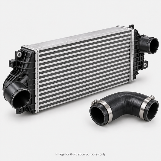 Turbo and Intercooler - illustration only, actual part may differ
